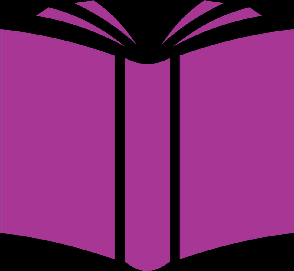 Open Book Icon Purple