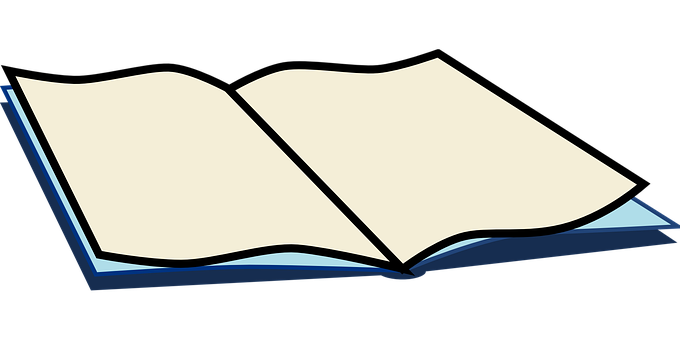 Open Book Vector Illustration