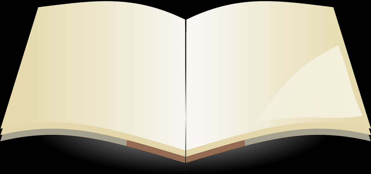 Open Book Vector Illustration