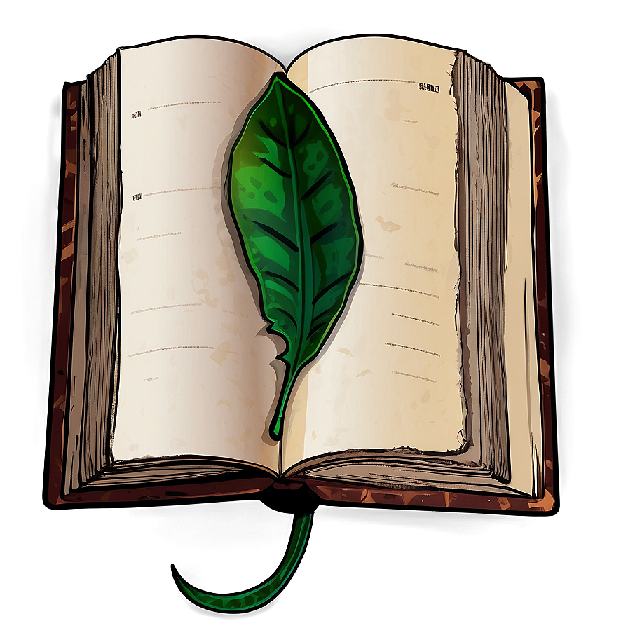 Open Book With Bookmark Png Nrs