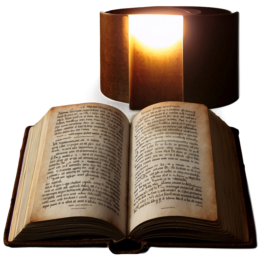 Open Book With Light Png 05232024