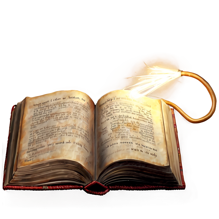 Open Book With Light Png 05232024