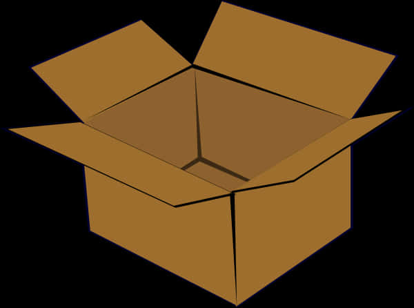 Open Cardboard Box