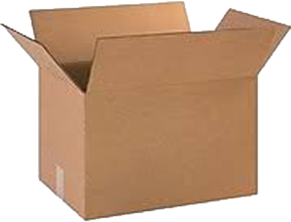 Open Cardboard Shipping Box