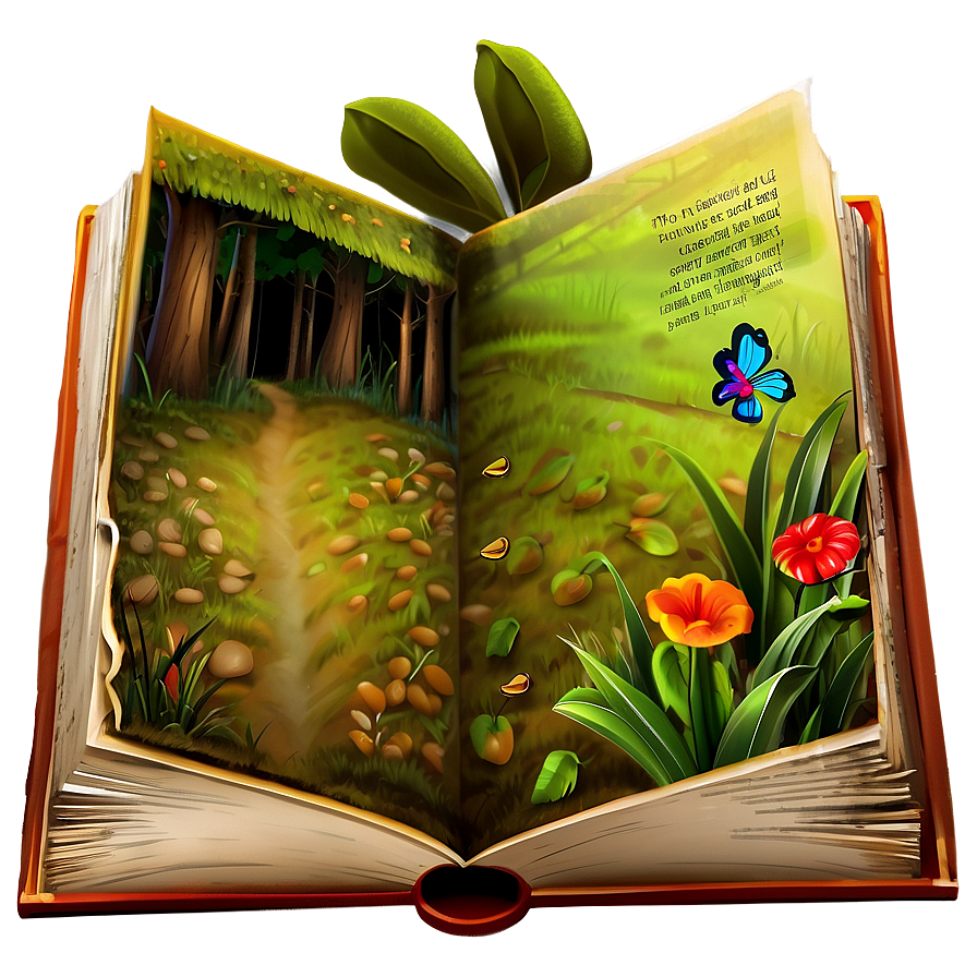 Open Fairy Tale Book Png Ggm