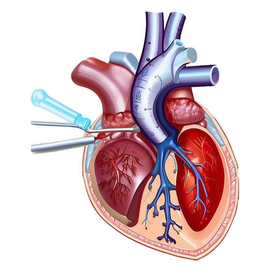 Open Heart Surgery Illustration Png 68