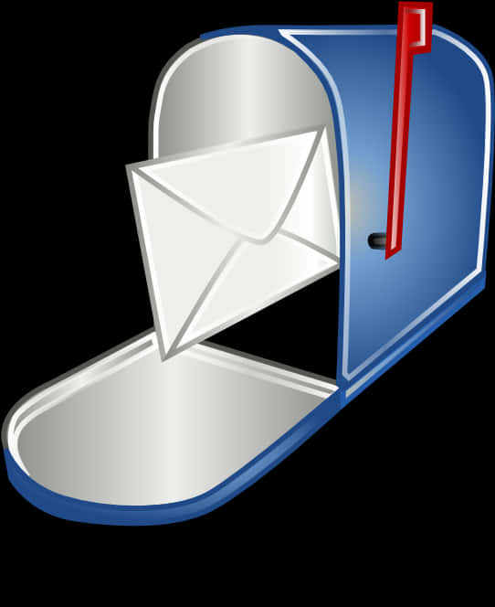 Open Mailboxwith Letter Icon