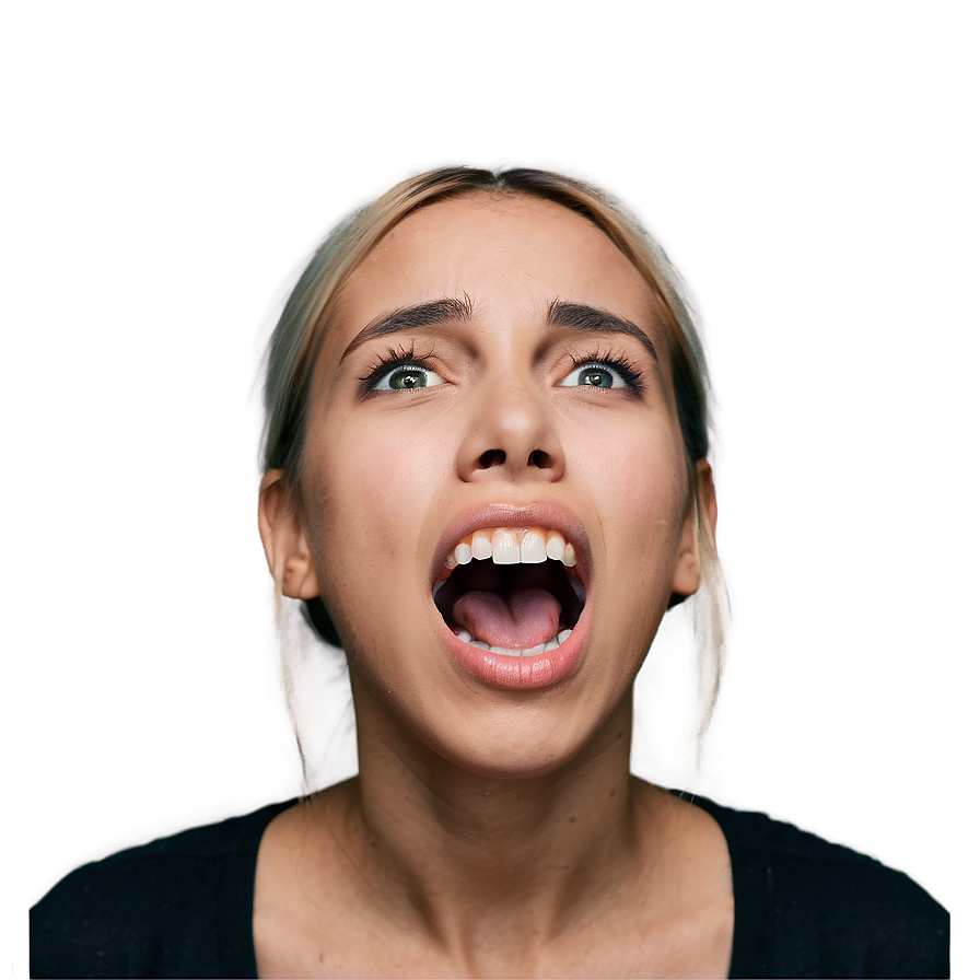 Open Mouth Silent Scream Png 33