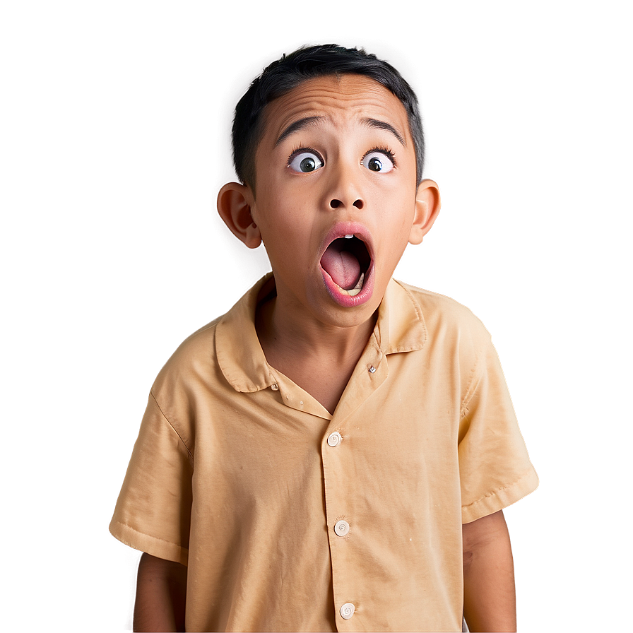 Open Mouth Surprised Cartoon Png Qvr41