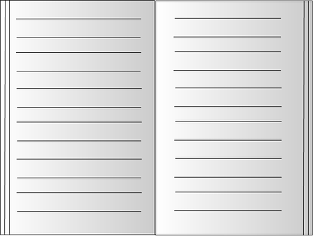 Open Notebook Blank Pages