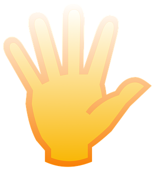 Open Palm Hand Emoji