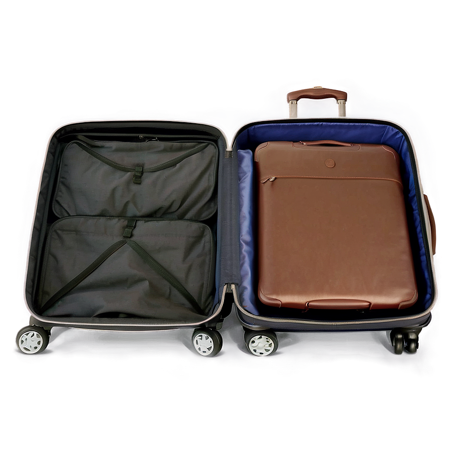 Open Suitcase Packing Essentials Png Vsi