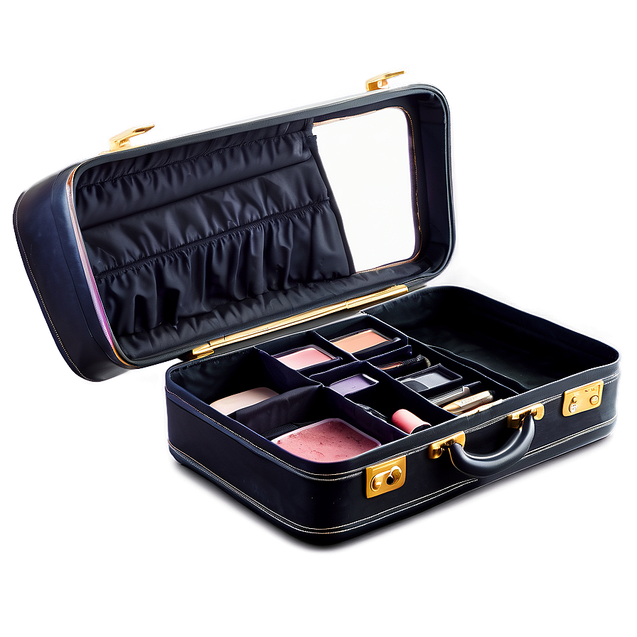 Open Suitcase With Makeup Png Nyt