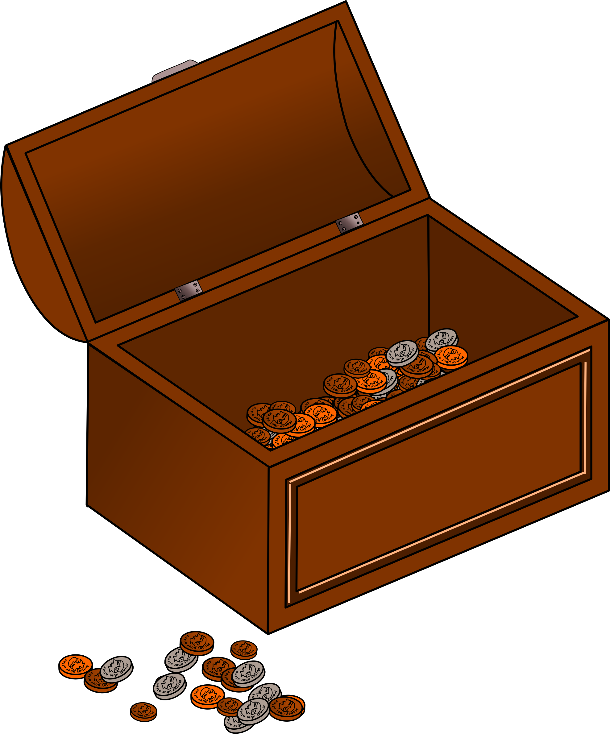 Open Treasure Chestwith Coins