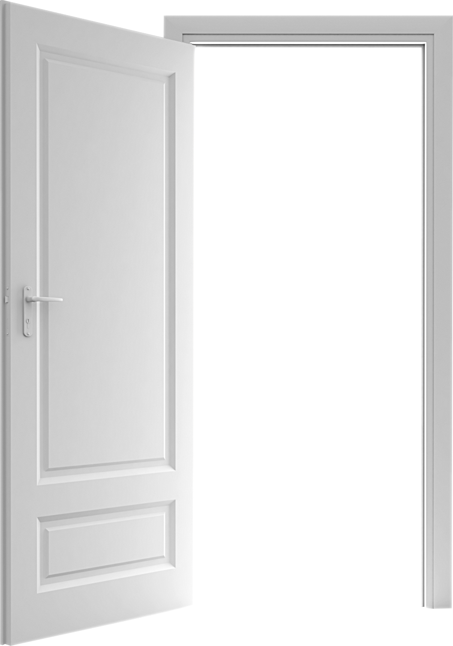 Open White Door