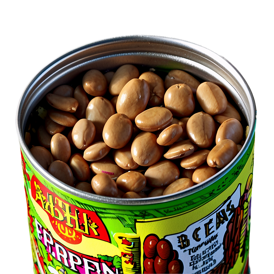 Opened Bean Can Png 06212024