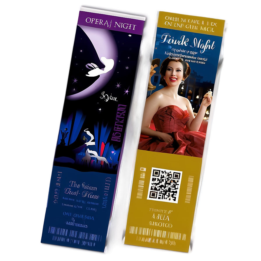 Opera Night Ticket Png 05252024