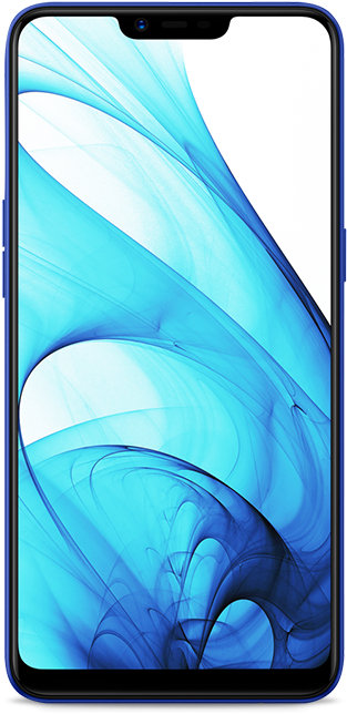 Oppo Smartphone Blue Abstract Wallpaper