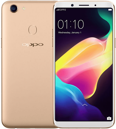 Oppo Smartphone Front Back View