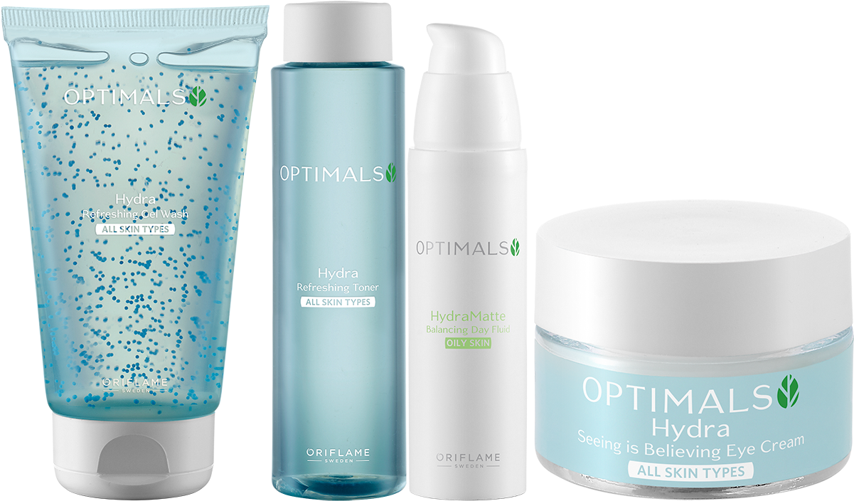 Optimals Hydra Skincare Products Set