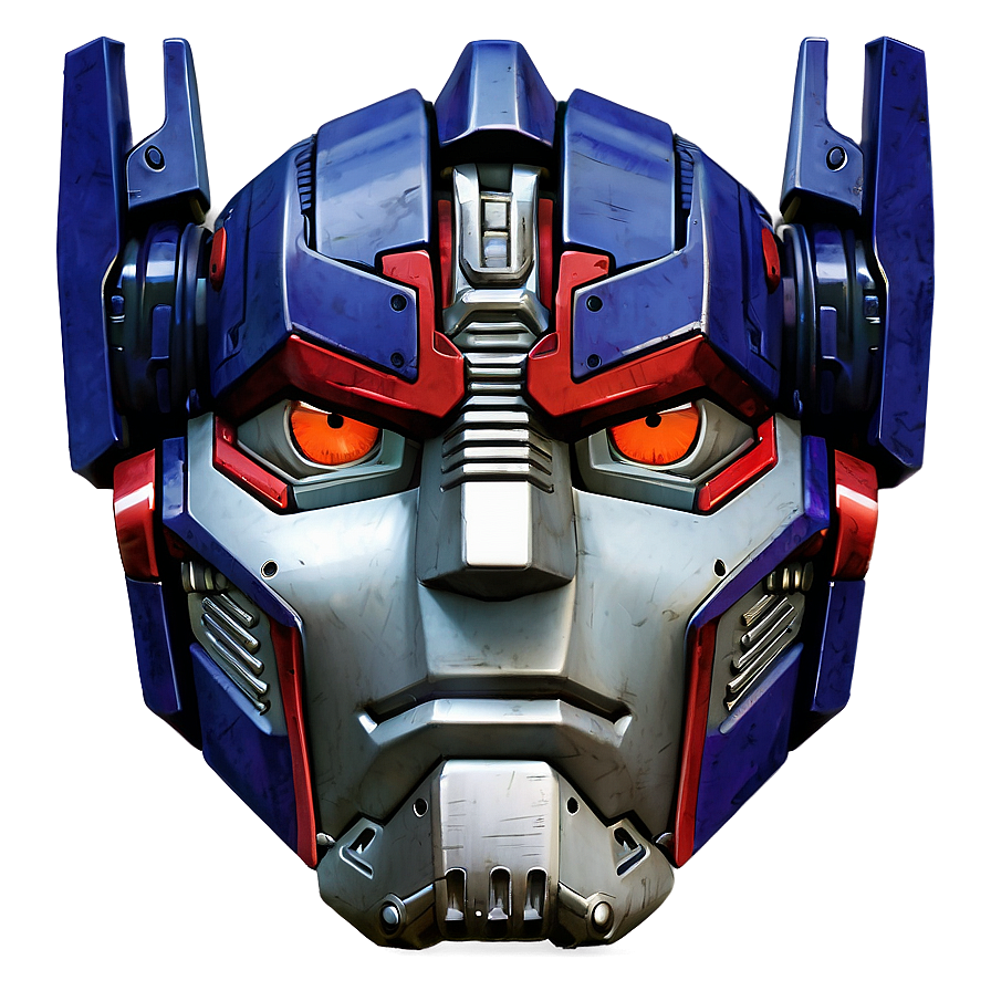 Optimus Prime Face Close-up Png Juh19