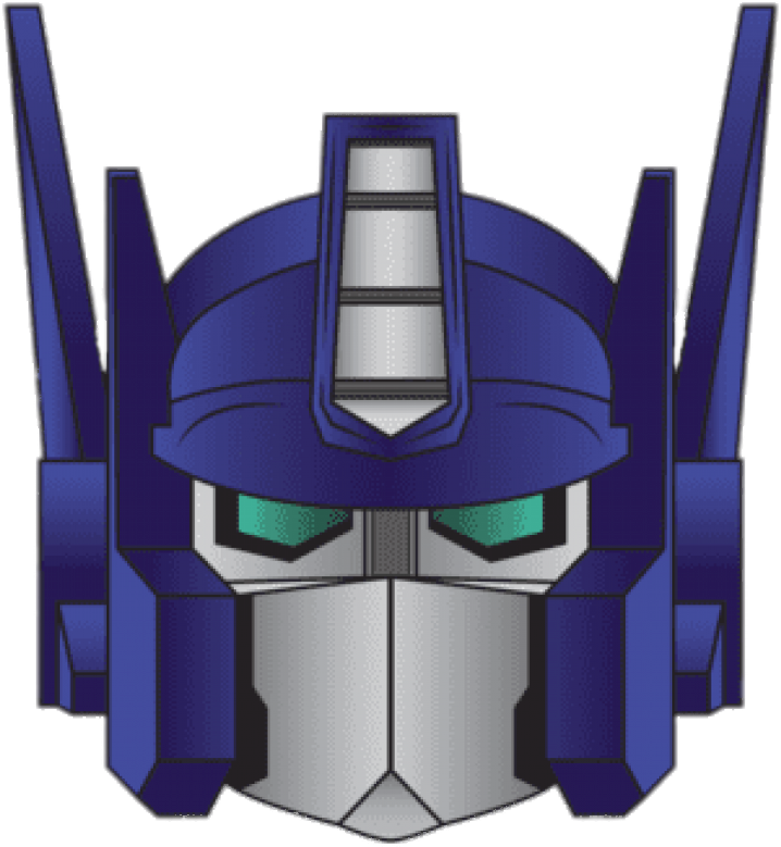 Optimus Prime Head Illustration