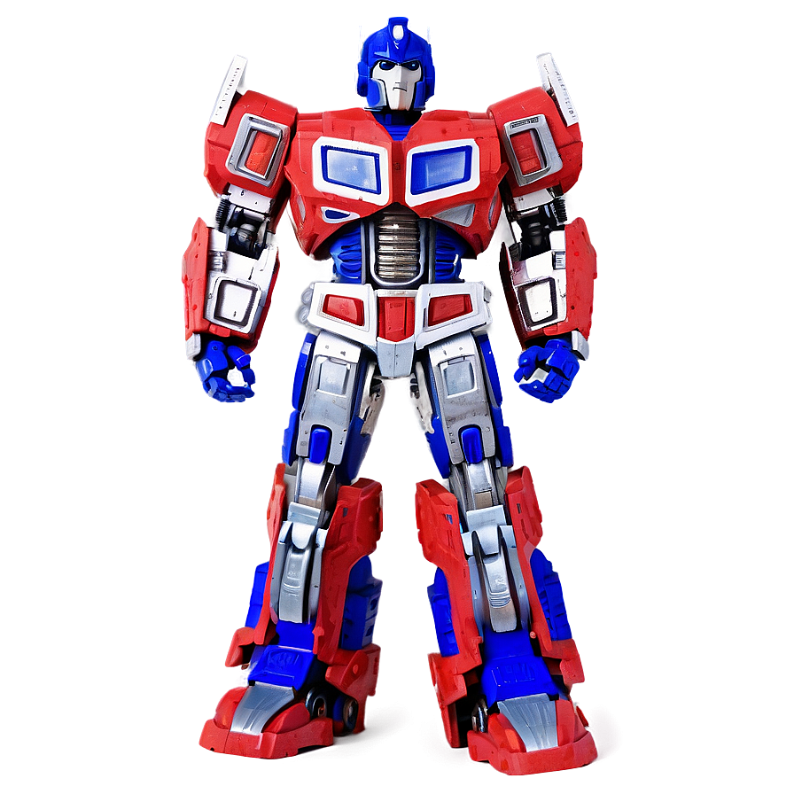 Optimus Prime Iconic Standing Pose Png 89