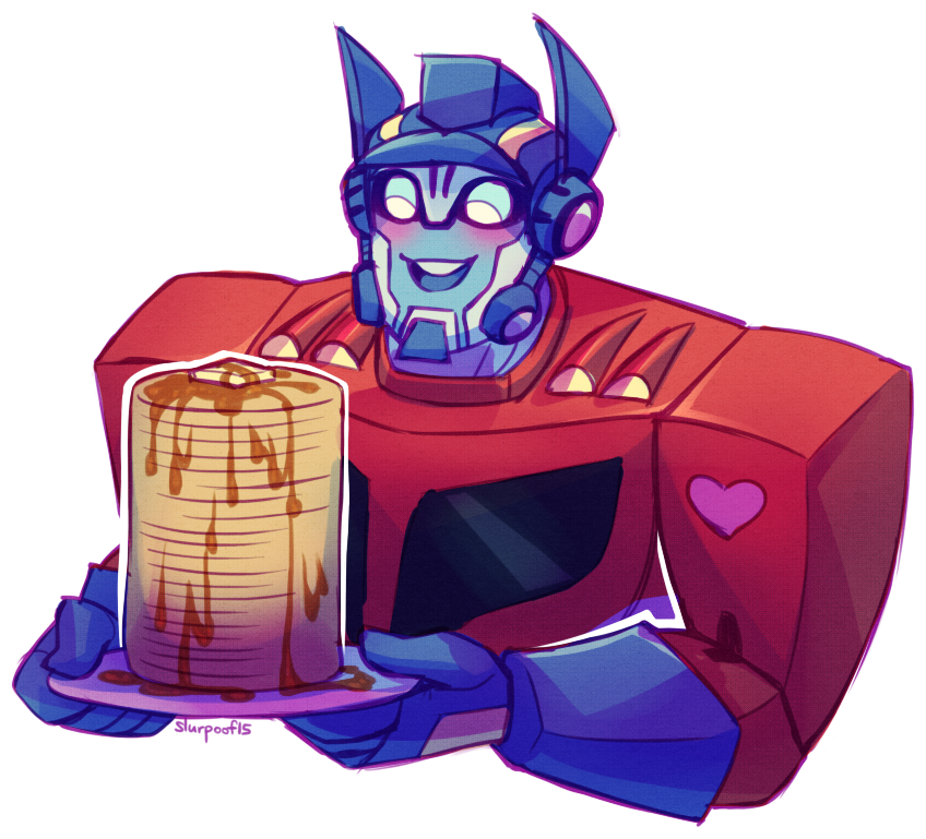 Optimus Prime Pancake Love