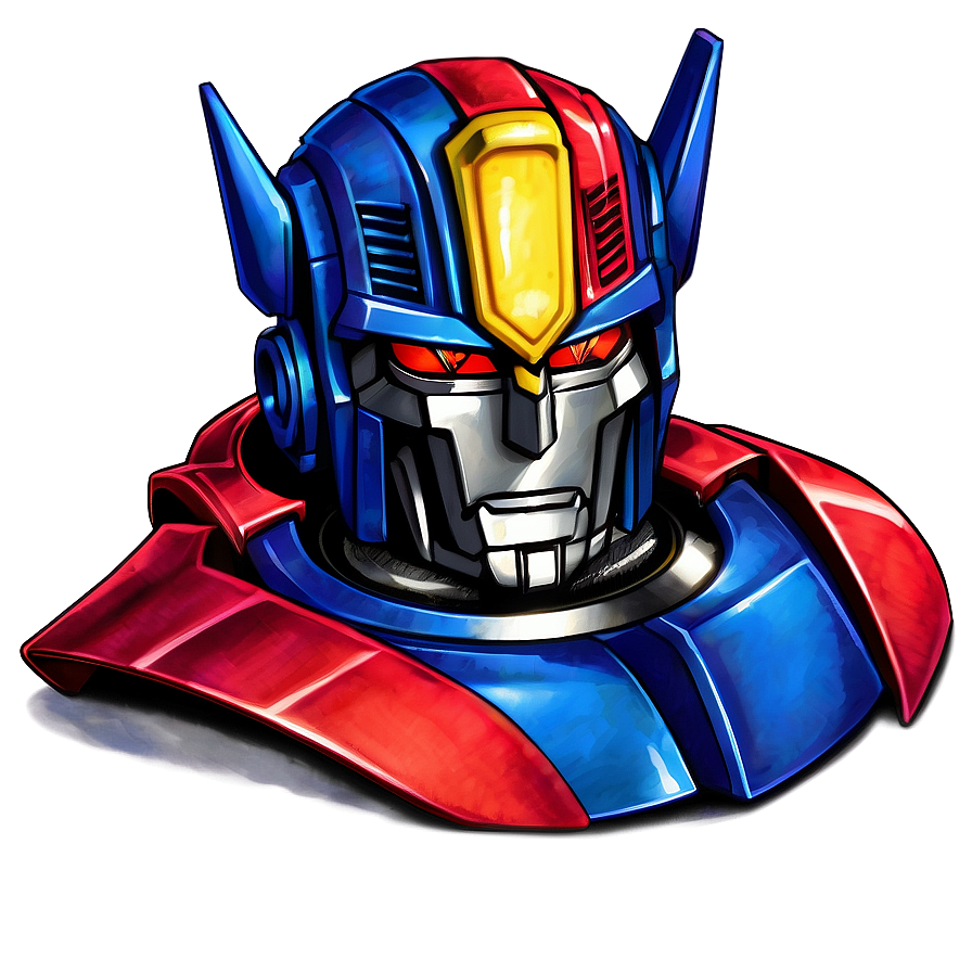 Optimus Prime With Flag Background Png 6