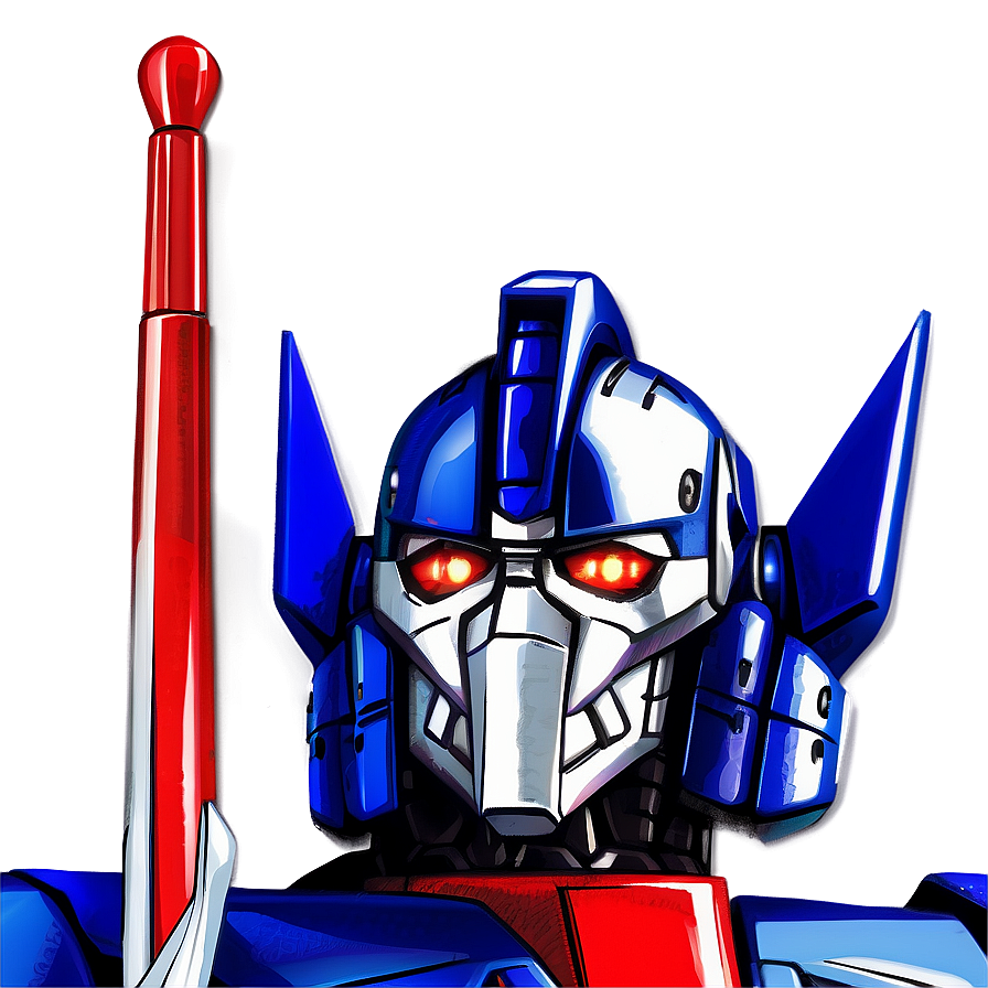 Optimus Prime With Flag Background Png Aub