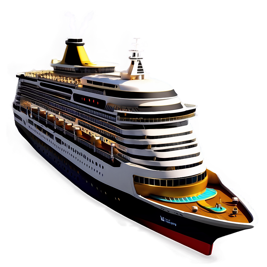 Opulent Cruise Ship Png Ppt