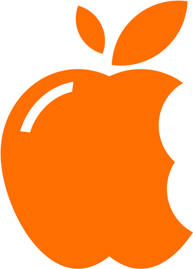 Orange Apple Hybrid Logo