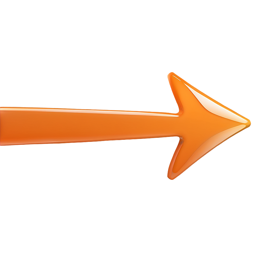 Orange Arrow For Digital Marketing Png Nem45