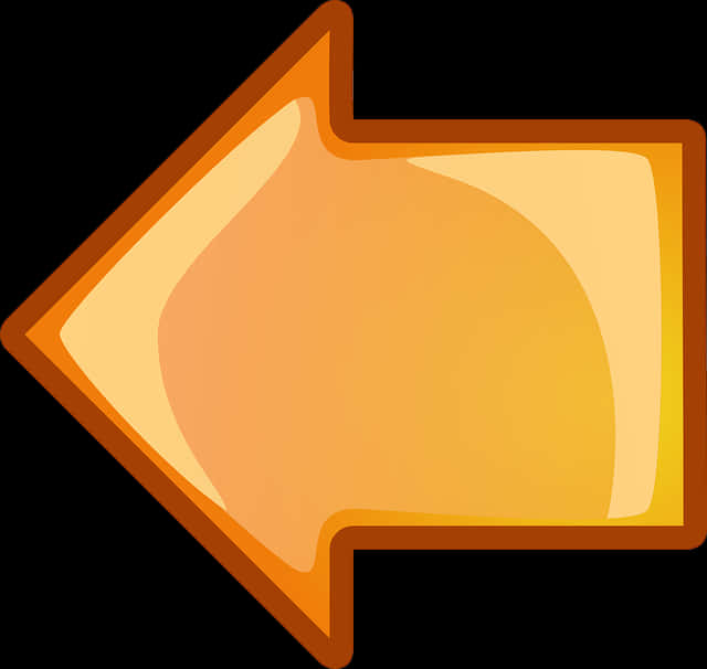 Orange Arrow Icon