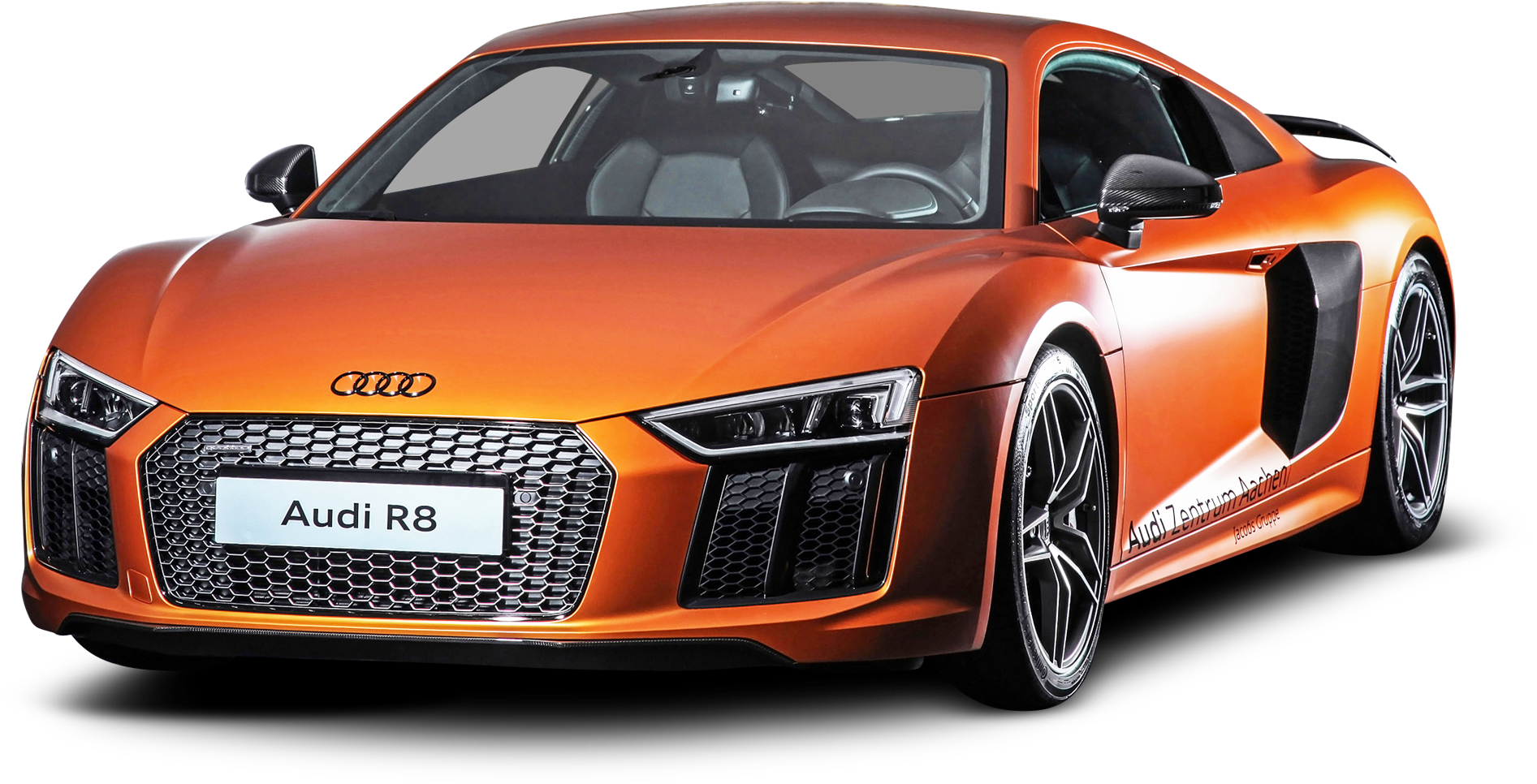 Orange Audi R8 Sports Car