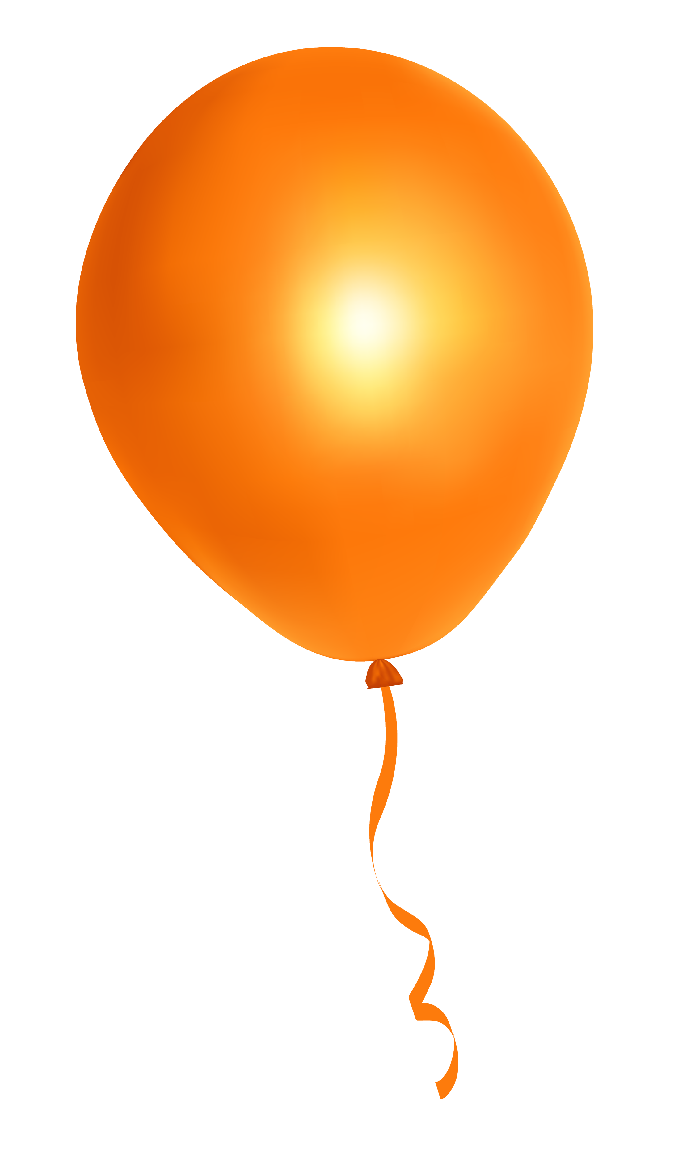 Orange Balloon Illustration