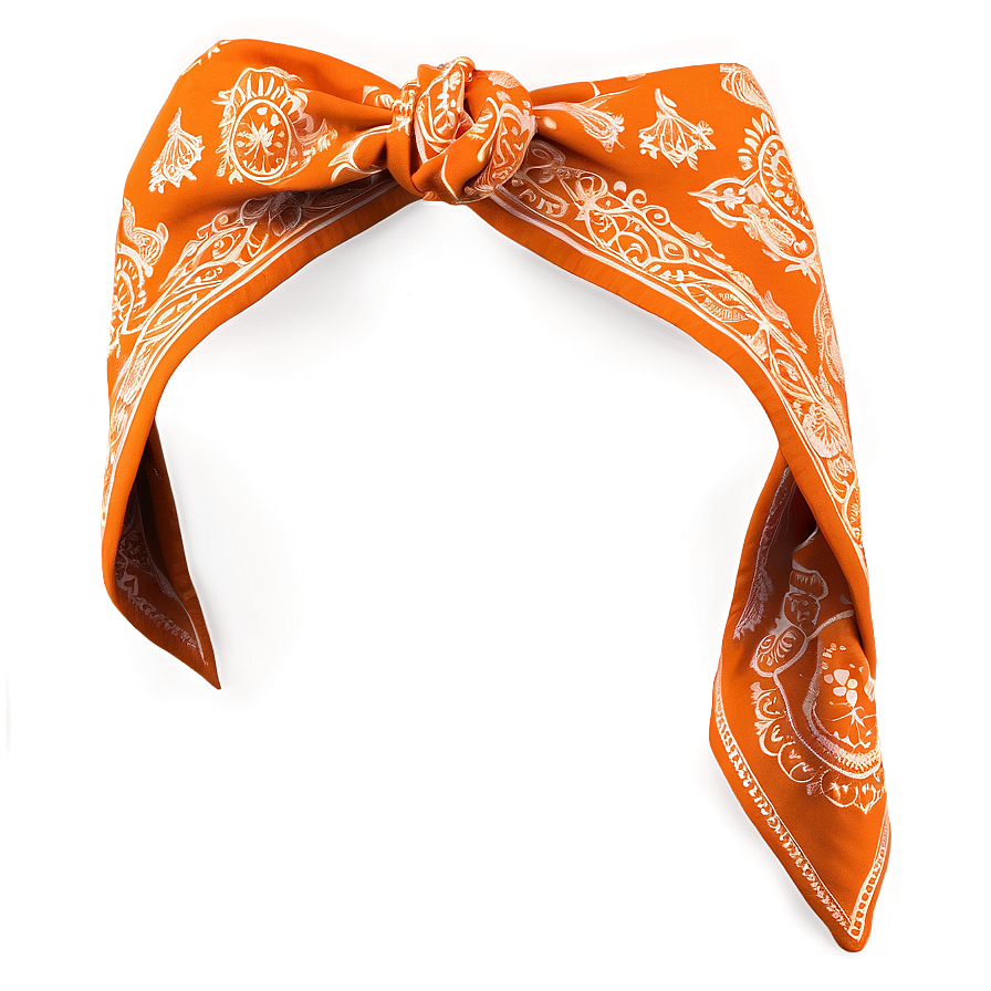 Orange Bandana Texture Png Lkl97