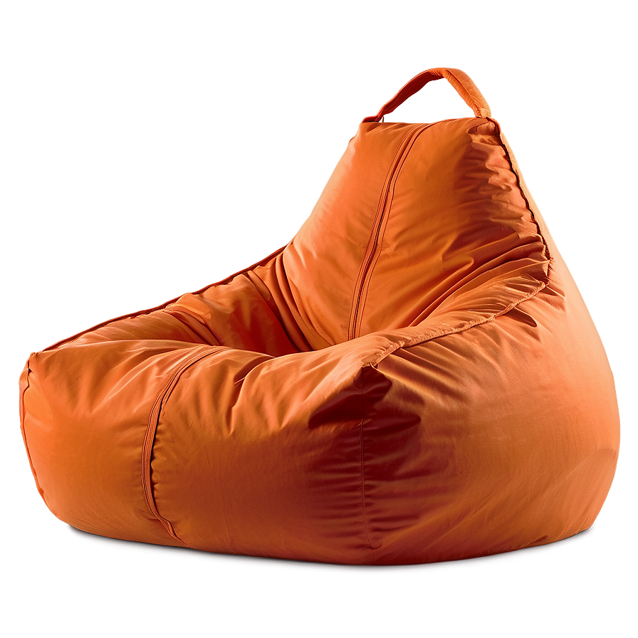 Orange Bean Bag Chair Png Gqn