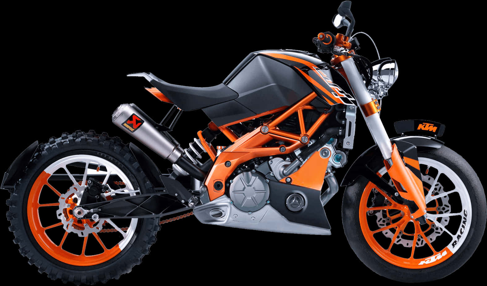 Orange Black Sport Motorcycle H D