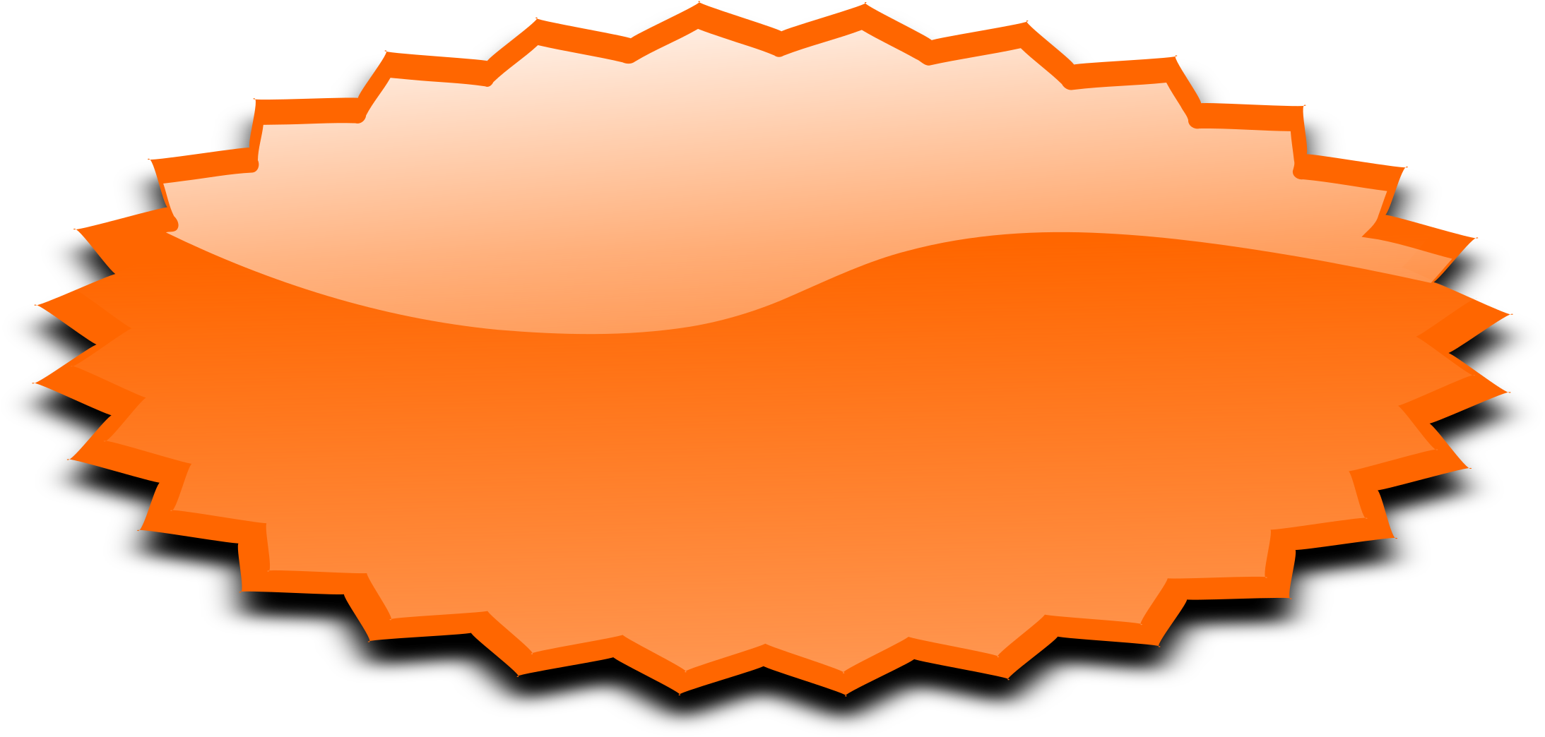 Orange Burst Background Vector