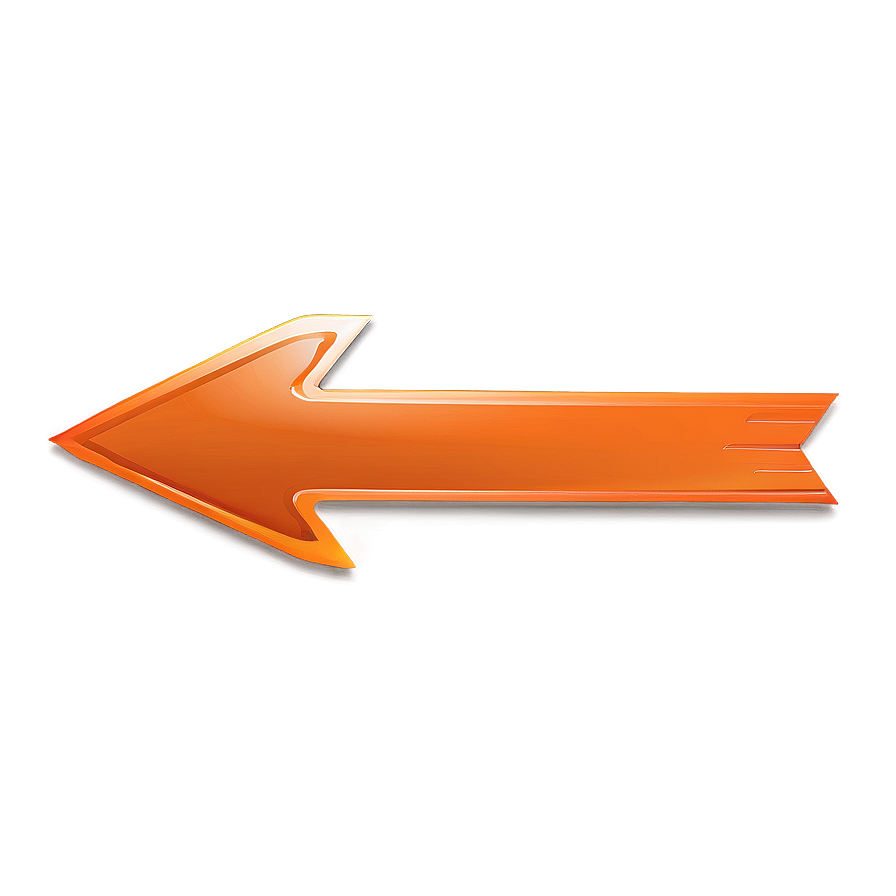 Orange Double-ended Arrow Png 59