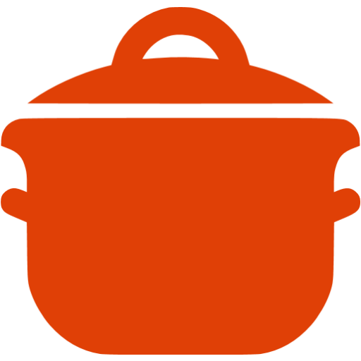 Orange Dutch Oven Icon