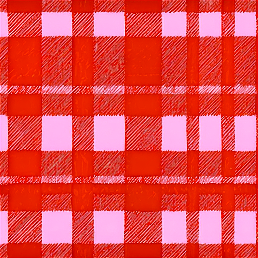 Orange Fall Plaid Png 9