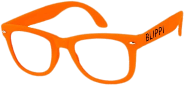 Orange Frame Eyeglasses B L I P P I