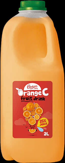 Orange Fruit Drink Bottle2 L