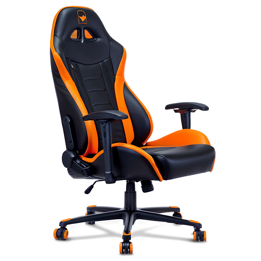Orange Gaming Chair Png Kwj