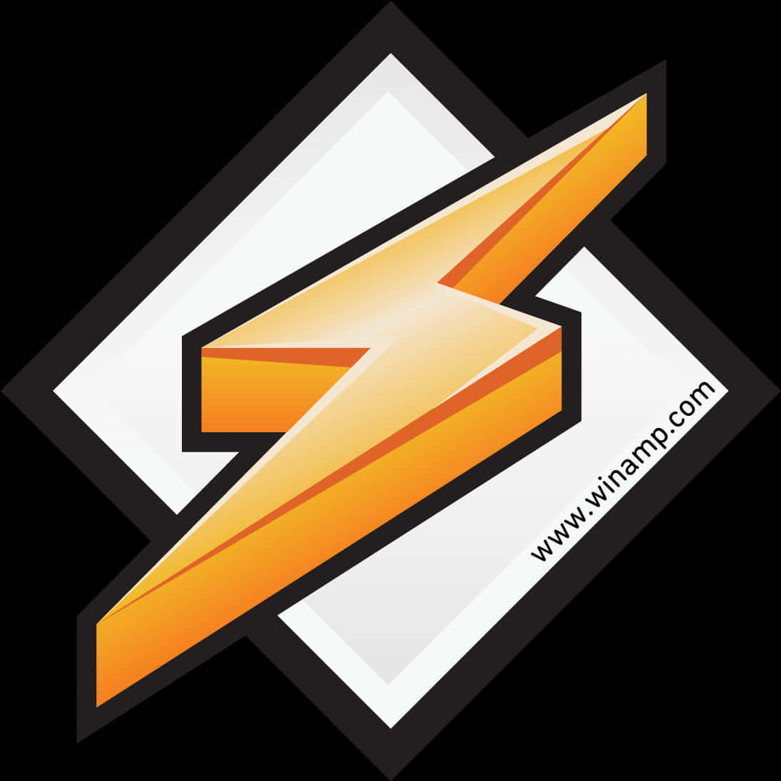 Orange Lightning Bolt Logo