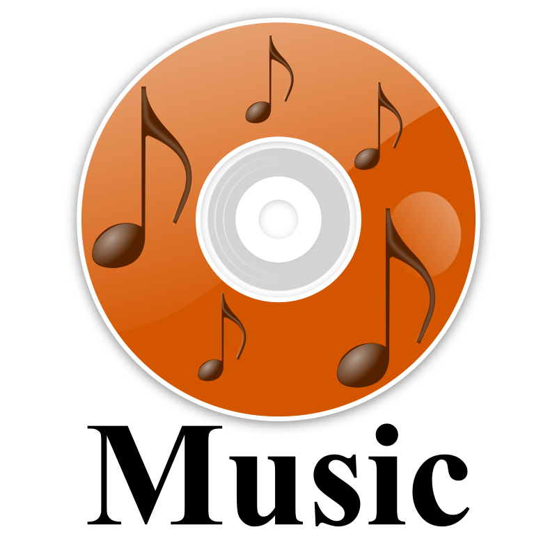 Orange Music Disc Icon