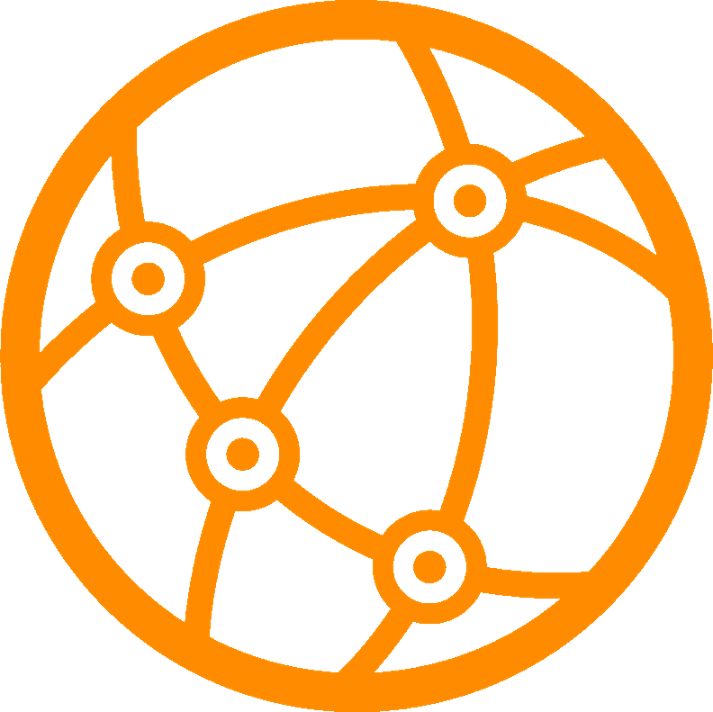 Orange Network Icon