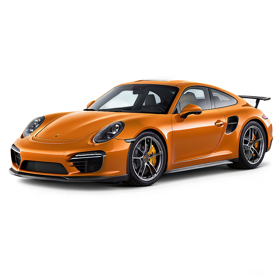 Orange Porsche Png 05062024